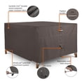 thumbnail image 5 of Classic Accessories 66" x 66" x 34" Gray Square Patio Furniture Set Cover, 5 of 13