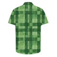 thumbnail image 5 of JIUKE St Patricks Day Shirt Men Short Sleeve Button down T-Shirts Shamrock Print Graphic Tee Shirts Causal Summer Tops, 5 of 5