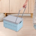 thumbnail image 3 of MasteelfCA Lidded Storage Bin Collapsible Storage Box Stackable Clothes Storage Box With Wheel, 3 of 8