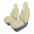thumbnail image 3 of For 2019–2023 Hyundai Santa Fe FH Group Custom Fit Neoprene Waterproof Car Seat Covers - Full Set Solid Beige, 3 of 8