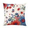 thumbnail image 2 of Throw Pillow Cover, Sofa Cushion Cover, 250th Anniversary Themed Patriotic Printed Exterior with Textile, for Living Room Ornament, Indoor Sofa Decor, Home Holiday Layout, 2 of 7