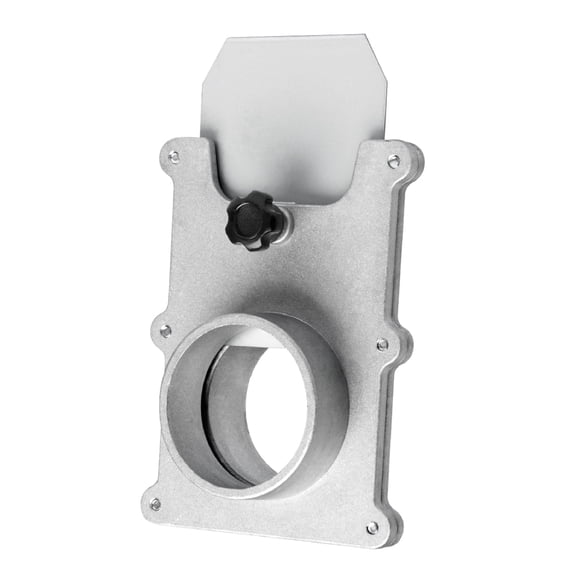POWERTEC 1PK 2-1/2-Inch Aluminum Blast Gate for Dust Collector, Dust Collection Fittings (70134)