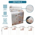 thumbnail image 6 of Orange Coastal Table Runner 70 Inches, Beach Nautical Coral Starfish Summer Bed Runner Dresser Scarves Tabletop for Indoor Outdoor Parties/Ceremony/Banquet, 13" x 70", 6 of 9