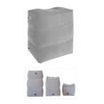 thumbnail image 3 of Reposapiés Almohada Avión Coche Autobús Almohada Inflable Reposapiés de Viaje Almohada Reposapiés Almohada de Descanso (Gris Oscuro), 3 of 5