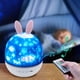 thumbnail image 2 of Proyector giratorio con música y mando a distancia romántico moe rabbit starry night light proyector luz nocturna er, 2 of 5