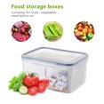 thumbnail image 1 of Contenedores de almacenamiento de frutas y verduras para nevera contenedores de Ehuebsd almacenamiento de productos de drenaje de contenedores frescos con tapa caja de mantenimiento fresco, 1 of 9