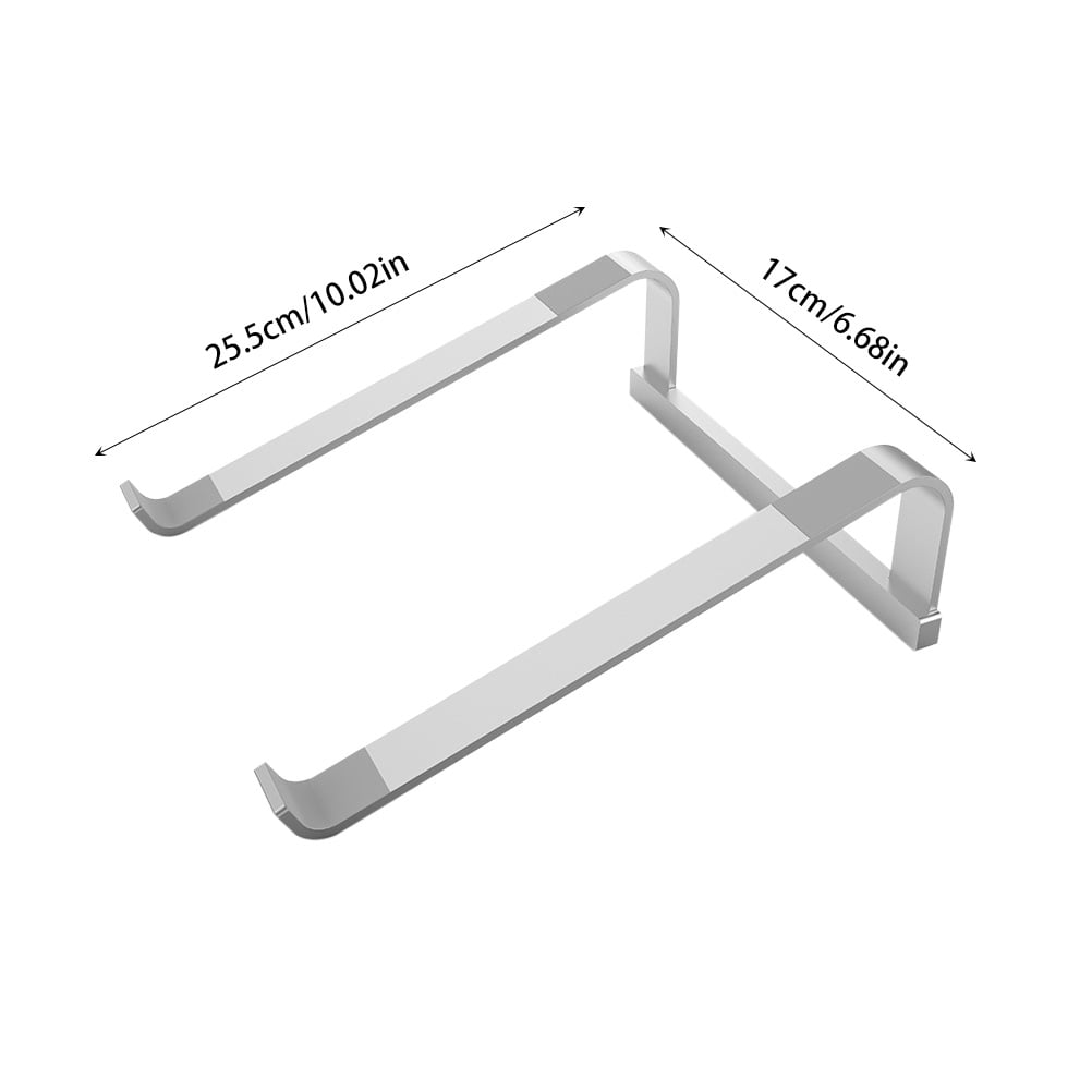 QIFULL Back to School Laptop Riser Stand Aluminium Alloy Portable Notebook Riser for Home Use 1Pack