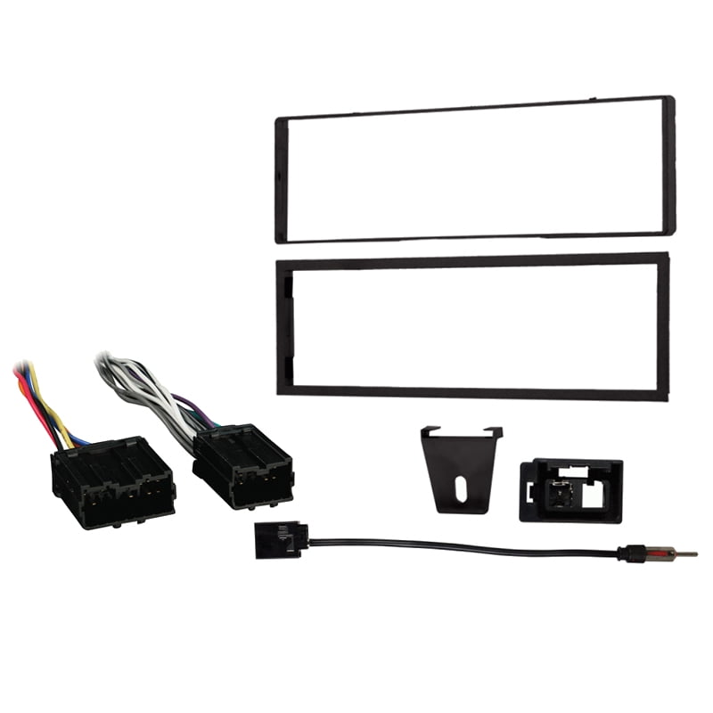 Car Pocket Stereo Installation Dash Kit with Wiring Harness for 1992-2003 Volvo 