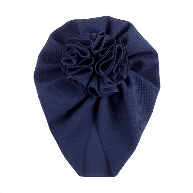 Wangsaura Bonnet de Protection pour Bébé Fleur Sauvage Turban Plissé