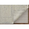 thumbnail image 4 of Feizy Navaro Modern Distressed, Ivory/Gray/Blue, 2'6" x 8' Runner Sheen Handmade Scandinavian Geometric Floor Rug for Living room Bedroom, 4 of 8