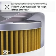 K&N Performance Oil Filter: 20,000 Mile Premium Engine Protection, Higher Oil Flow Rates, Compatible with All Oils, Optimized for Synthetic Oils, HP-4005