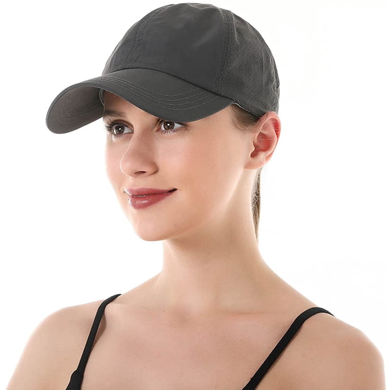 Criss Cross Ponytail Hat Women Washed Distressed Baseball Adjtable...
