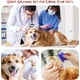 thumbnail image 4 of Kit de peine para el cuidado de mascotas, para perros pequeños, cachorros, quitamanchas, 2 en 1 con dientes redondos para eliminar nudos, costra y moco, 4 of 5