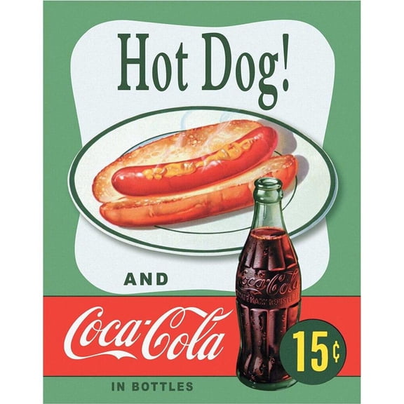 Hot Dog And Coke Sold by Art.Com