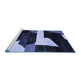thumbnail image 2 of Ahgly Company Machine Washable Indoor Rectangle Oriental Blue Modern Area Rugs, 8' x 10', 2 of 4