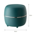 thumbnail image 5 of SPRING PARK Modern Plastic Mini Trash Can with Lid Wastebasket for Bathroom Vanity, Desktop, Tabletop or Coffee Table, 5 of 6