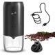 thumbnail image 1 of Molinillo de café eléctrico (negro), molinillo de granos multifuncional, especias, hierbas, molinillo de café recargable con un solo toque JM, 1 of 5