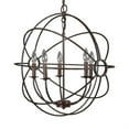 thumbnail image 1 of Yosemite SCFP2005-5-RS Shooting Star Five Light Mini Chandelier, Rustic Black, 1 of 2
