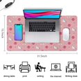 thumbnail image 5 of Long Mouse Pads for Desk,Pink Cartoon Unicorn Rainbow Planet Star Desk Mats on Top Of Desks, Desk Mouse Pad Extra Large with 3mm Non-Slip Base and Stitched Edge for Gaming,Work,Home 31.5"x15.7", 5 of 5