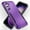 Purple+Black, variant on Dteck for Samsung Galaxy A06 Case, Heavy Duty Rugged Shockproof Protective Phone Cover for Samsung Galaxy A06, Purple+Black