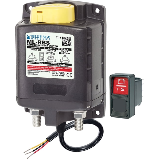 Interruptor de batería Blue Sea Systems 7713 ML-RBS 12V