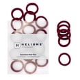 thumbnail image 3 of Heliums Small Hair Ties - Burgundy - 1 Inch Seamless No-Damage Ponytail Holders for Kids, Braids and Thin Hair - 20 Count, 3 of 13