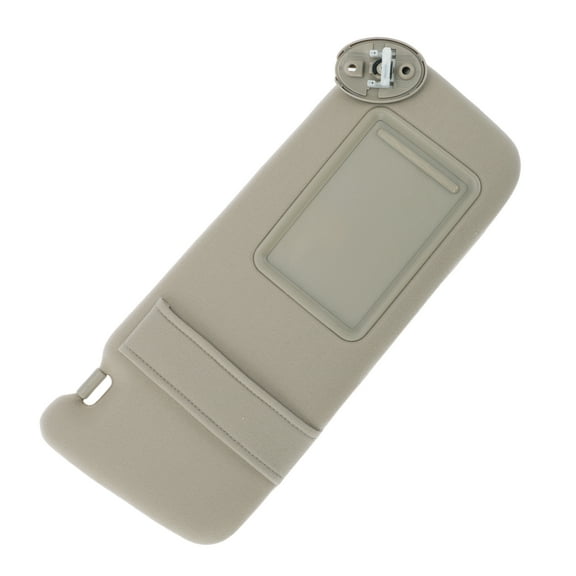 Unique Bargains Right Passenger Side Car Sun Visor for Toyota Venza 2009 Plastic with Mirror No.743100T020A1 Beige