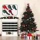 thumbnail image 1 of Lazo decorativo de cinta navideña, cinta roja arco, adornos para fiestas, estilo elegante, cintas para árbol de Navidad, cintas para regalos, cintas para fiestas, diseño plegable, tela de, 1 of 6