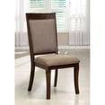 thumbnail image 1 of Furniture Of America IDF-3663SC Woodmont Walnut Side Chair, 2 Pack - Walnut, 1 of 1