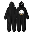 thumbnail image 4 of Couples Halloween Jumpsuit Pajamas, Matching One Piece Sleepwear Costume with Cozy Loungewear Design for Men and Women, 4 of 8