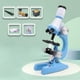 thumbnail image 5 of Microscopio para niños, estudiantes, principiantes, microscopio 1200X con portaobjetos, kit de ciencias para laboratorio escolar, hogar, edu Azul, 5 of 7