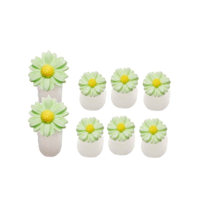 EeaseMX Separadores de dedos de silicona con diseño de margaritas, herramientas para pedicura y decoración de uñas (3)