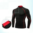 thumbnail image 4 of pstuiky manga larga para hombre, Camisa deportiva transpirable de manga larga y cuello redondo para hombre, color liso camisetas de hombre s, 4 of 9
