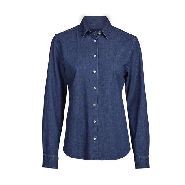 Tee Jays Chemise en Denim à Manches Longues pour Femmes