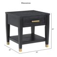 thumbnail image 4 of Yves Rubbed Charcoal Wood 3-piece Occasional Set, 4 of 13