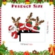 thumbnail image 5 of Xihbxyly Pegatina de Papá Noel para Puerta, Decoración Navideña con Reno y Diseño de Muñeco de Nieve, Fácil de Aplicar, Decoración Temporal, para Fiestas y Uso En El Hogar, Idea de Regalo Perfecta, 1, 5 of 6