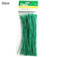 thumbnail image 2 of Xinyolin 50/100/200Pcs Plant Ties Labor-saving High Tenacity Iron Wire PVC Practical Stem Cable Tie for Garden, 2 of 8