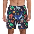 thumbnail image 2 of Goofa The Underwater World Printed Men's Swim Trunks Board Shorts Quick Dry Mens Swimming Trunks with Compression Liner,Breathable Fit Hawaii Beach Shorts-X-Large, 2 of 9