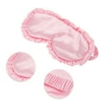 thumbnail image 3 of 1 Pc Sleep Mask Soft Eye Shade Cover for Light for Travel for Rest Pink, 3 of 6