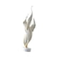 thumbnail image 4 of Escultura de plumas, estatuilla decorativa, adorno de escritorio coleccionable minimalista, estatua moderna para estantería, decoración del hogar y la, 4 of 9