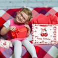 thumbnail image 7 of Bow Cherry Birthday Gift Bag, Large Happy Birthday Gift Bag, with Card and Tissue Paper, Cherry Themed Party Favors Supplies for Children, Adults, Teens, Girls Bday Celebration Decor, 7 of 7