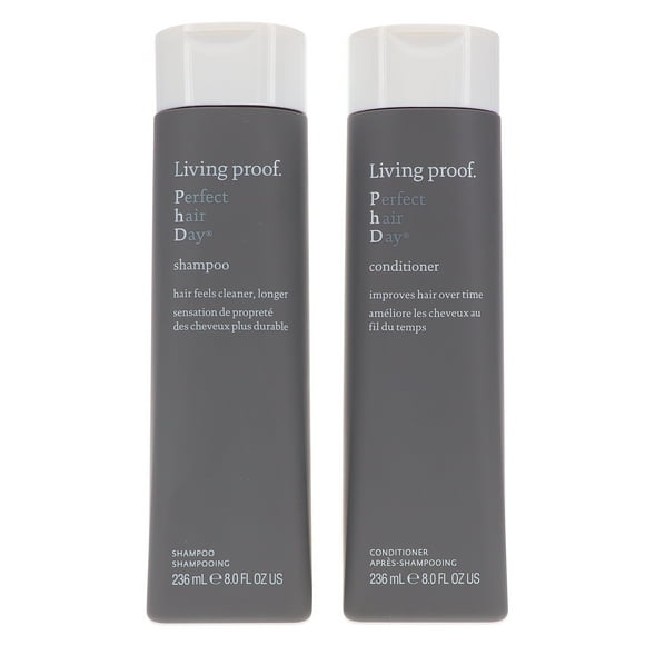 Living Proof Perfect Hair Day Shampoo 8 oz & Perfect Hair Day Conditioner 8 oz Combo Pack