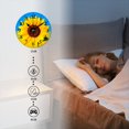 thumbnail image 4 of Battery Operated Analog Wall Clocks Non-Ticking Silent Modern Clock Decorative for Home,Office-Beautiful Sunflower On Yellow And Blue Background(16inch), 4 of 4