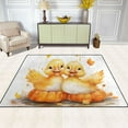 thumbnail image 3 of Cute Ducks Area Rugs Soft Non-Slip Floor Mats Large Nursery Carpets Doormat for Living Room Bedroom Hotel Decor 63"x48", 3 of 7