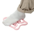 thumbnail image 5 of Unique Bargains 1 Pc Durable Four Wheel Foot Massager for Home Pink PP, 5 of 5