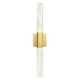 thumbnail image 5 of CWI Lighting Greta Integrated LED Brass Vanity Light, 5 of 6