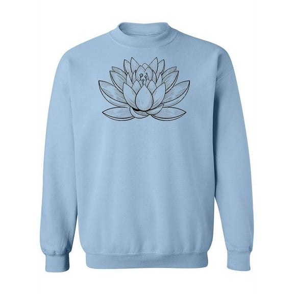 Water Lily Impression. Sweatshirt Women -Image by Shutterstock, Female Medium