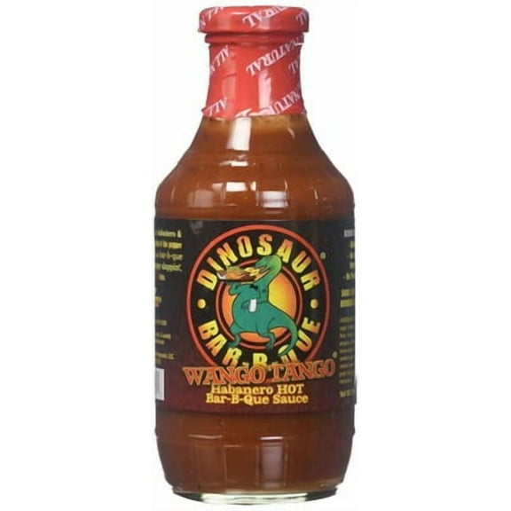 Dinosaur Bar-B-Que Habanero Wing Sauce 19 oz (Pack of 6)