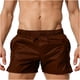 thumbnail image 2 of Pantalones cortos casuales de moda para hombre, lisos, con bolsillo, cintura elástica, pantalones cortos deportivos para exteriores, pantalones de poliéster para hombre., 2 of 6