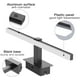 thumbnail image 3 of Espejo de baño impermeable IP44, 9 W, blanco frío 6000 K, moderno aplique LED de pared para baño, 40 cm de longitud, aluminio y plástico, 720 lm, CA 100-240 V, para maquillaje y afeitado [Transparente, 3 of 4
